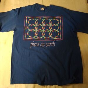 Vintage Piece On Earth Graphic T-Shirt